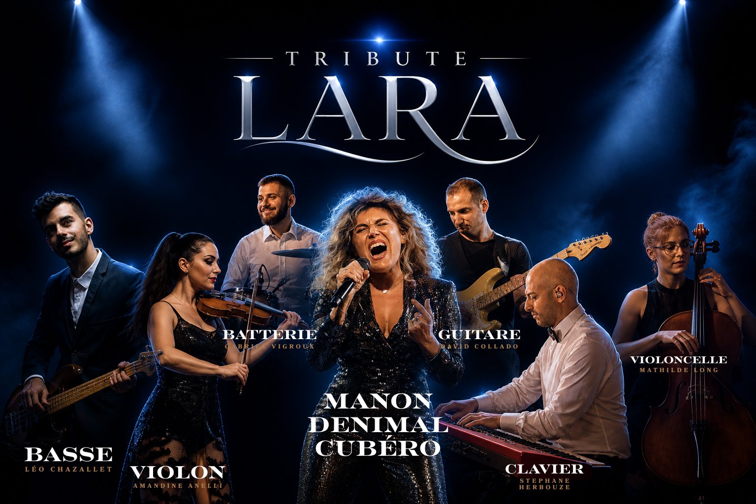 Tribute Lara — affiche officielle du spectacle